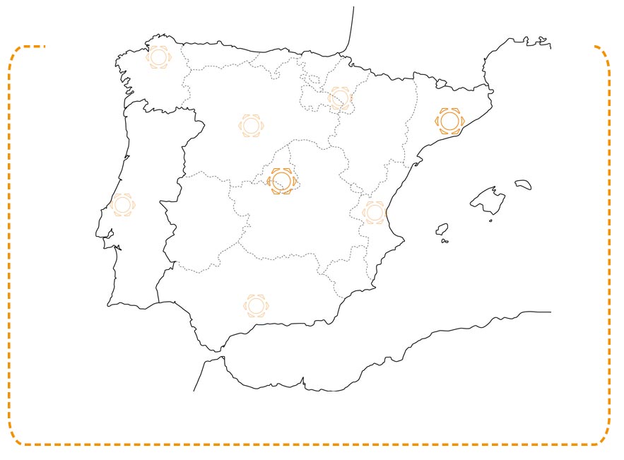 Oficinas en Barcelona, Madrid y León Oficinas en Barcelona, Madrid y León